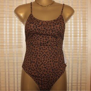One piece cheetah bodysuit